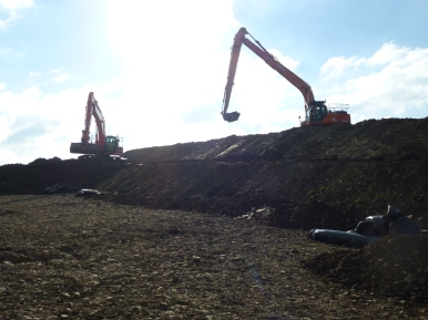 Excavation at Hinkley Point