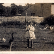 Mary and a goose
